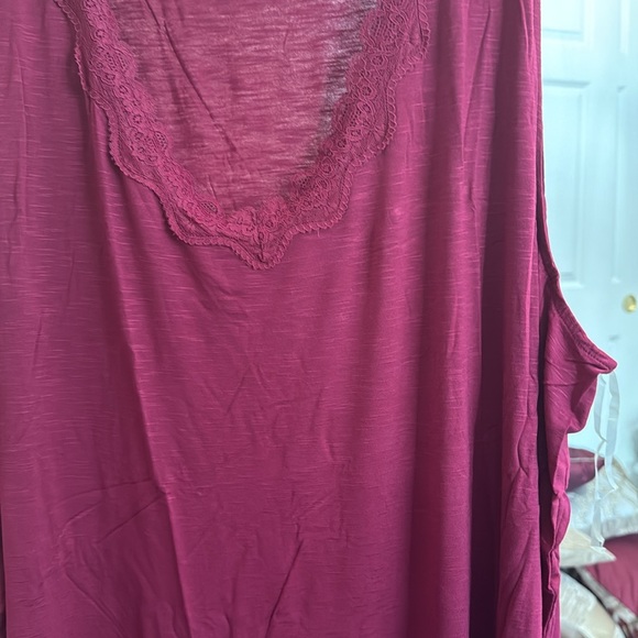 Lane Bryant lace Tank stretchy lace neck hem NWOT 38/40 - Picture 10 of 10